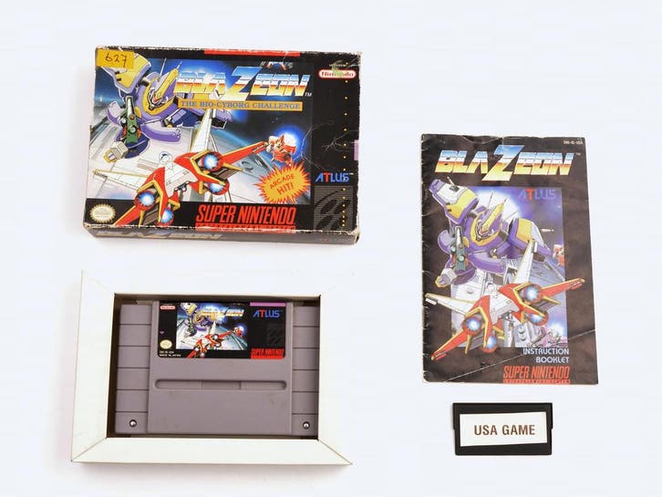 Blazeon (NTSC) [Super Nintendo], Spelcomputers en Games, Games | Nintendo Super NES, Zo goed als nieuw, Ophalen of Verzenden