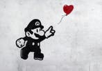 Naro - Canvas - [XL] Mario & the Red Heart Balloon – Banksy, Nieuw