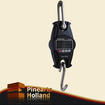 Hang Weegschaal, Aluminium Weeghaak 50kg x 50g, Witgoed en Apparatuur, Weegschalen, 1 tot 500 gram, Nieuw, Digitaal, Hangweegschaal