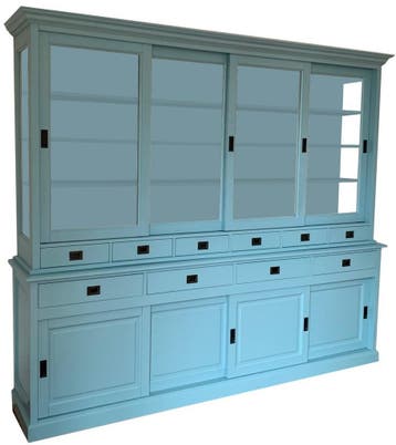 Buffetkast pastelturquiose Blaricum 265cm, Ophalen of Verzenden, Nieuw