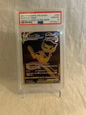 Pokémon Graded card - Fa / Mew Vmax 280 - PSA 10 - EX, Nieuw