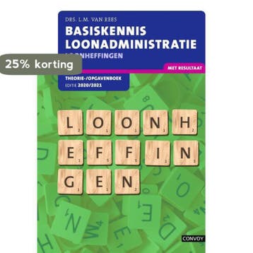 BKL Loonheffingen Theorie-/opgavenboek 2020-2021, Boeken, Verzenden, Gelezen, L.M. van Rees