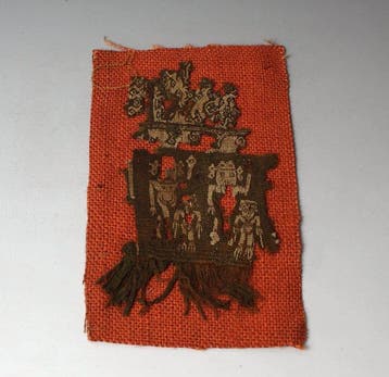 Oud-Egypte, Koptisch Linnen Textielfragment (Zonder