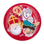 Papieren bordjes Sinterklaas 10st, Diversen, Sinterklaas, Verzenden, Nieuw