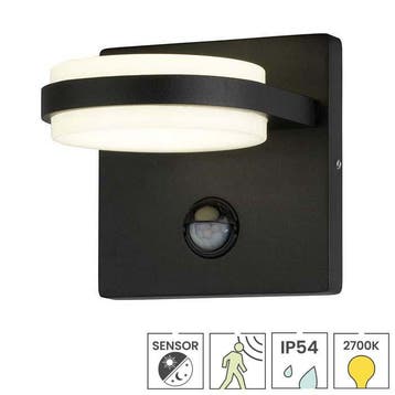 Buitenlamp met sensor Agora | Bewegingsmelder | Geïntegreerd, Verzenden, Minder dan 50 watt, Wandlamp, Nieuw