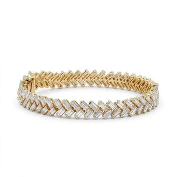 Armband - 18 karaat Geel goud - 11.15ct. tw. Diamant, Nieuw
