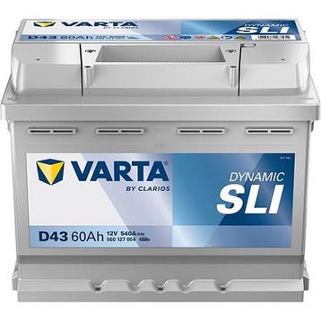 VARTA D43 Blue Dynamic accu | 560 127 054 | 12V 60Ah 540A, Ophalen of Verzenden, Nieuw