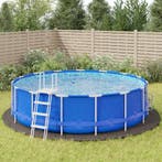 vidaXL Zwembadgrondzeil Ø550 cm polyester geotextiel, Tuin en Terras, Verzenden, Nieuw