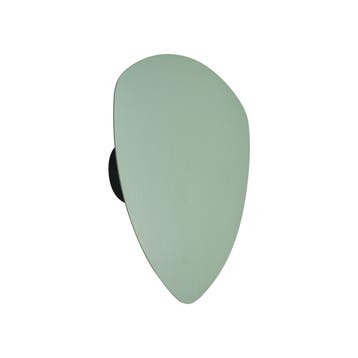 Design wandlamp groen organisch 32cm 2-lichts - Pulley, Verzenden, Nieuw