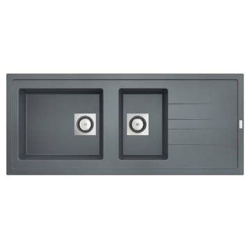 Inbouw Spoelbak Uitstortgootsteen Van Marcke Go Molto 117x50, Doe-het-zelf en Verbouw, Ophalen of Verzenden, Nieuw