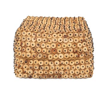 Bazar Bizar Mand The Coconut Shell - Natural - L - Nieuw in, Ophalen of Verzenden, Nieuw, Mand
