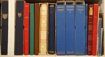 Wereld - Collectie in 14 albums & stockboeken en los, Gestempeld