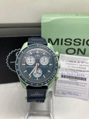 Omega x Swatch - MoonSwatch - Mission on Earth - Zonder, Nieuw