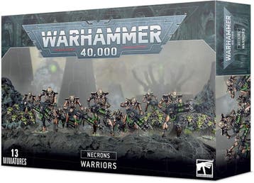 Necron Warriors 28mm Miniatuur | Laatste Stuk!, Ophalen of Verzenden, Zo goed als nieuw, Warhammer 40000, Figuurtje(s)