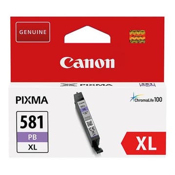 Canon CLI-581PB XL inktcartridge foto blauw hoge capaciteit, Computers en Software, Verzenden, Nieuw, Cartridge, Canon