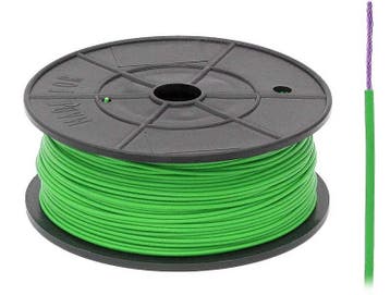 FLRY -B kabel - 1x 1,00mm - Groen - Per meter, Ophalen of Verzenden, Nieuw, Kabel of Snoer