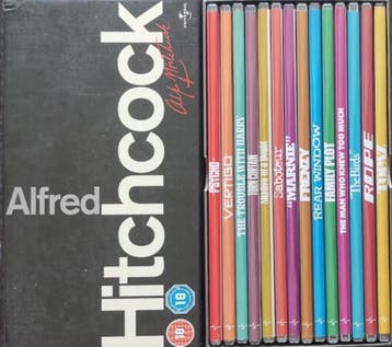 Alfred Hitchcock 14 films -                 Gratis verzenden, Cd's en Dvd's, Vanaf 16 jaar, Verzenden, Gebruikt, Thriller