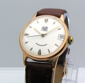 GUB Glashütte - Stossgesichert - cal. 69.1 - Zonder, Sieraden, Tassen en Uiterlijk, Nieuw