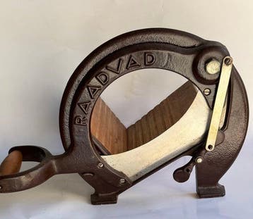 Raadvad - Ove Larsen - Broodsnijmachine - 294 - Metaal, Hout