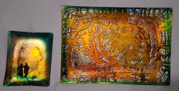Serveerschaal - Glas - Decoratieve schotels