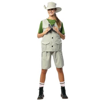 Safari Kostuum Dames, Verzenden, Nieuw, Feestartikel