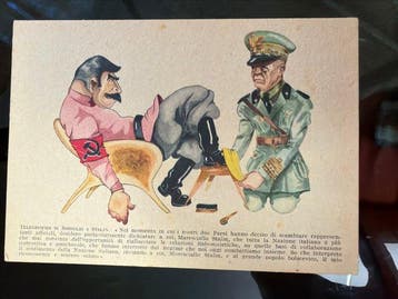 Italië - Propagandakaart militair RSI, Italiaanse Sociale, Gelopen