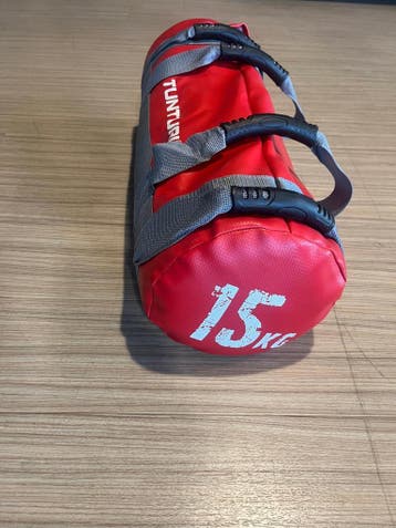 Tunturi Sandbag 15kg – Crossfit Gewicht - Hyrox, Ophalen, Zo goed als nieuw, Benen