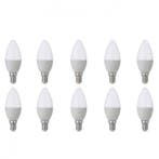 Voordeelpak LED Lamp 10 Pack - E14 Fitting - 6W -, Ophalen of Verzenden, Nieuw, E14 (klein), Led-lamp
