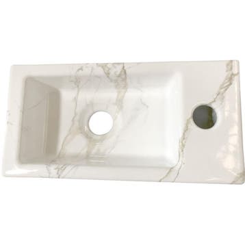 Wiesbaden Rhea S - Mini Fontein - Rechts - 36.5x18x9cm -, Ophalen of Verzenden, Nieuw