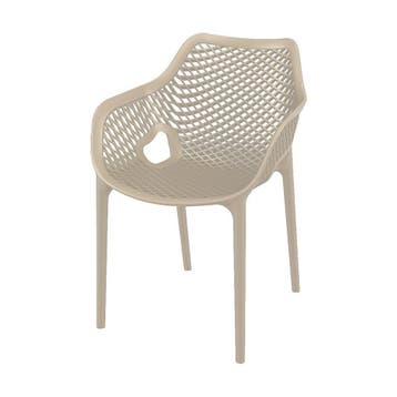 Garden Impressions Air XL design tuinstoel taupe, Verzenden, Nieuw