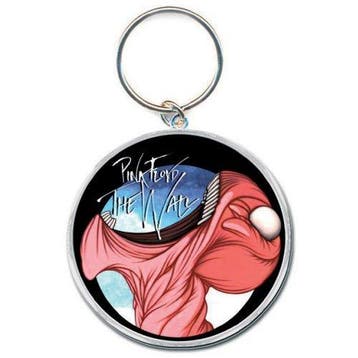 Pink Floyd The Wall Eat Head Logo Keychain off. merchandise, Ophalen of Verzenden, Nieuw, Gebruiksvoorwerp
