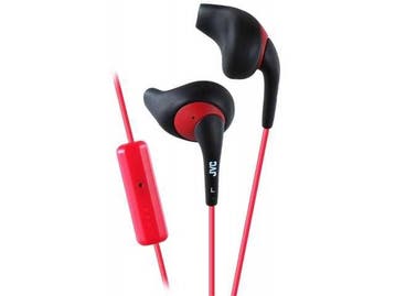 JVC HA-ENR15B - In-ear Sports koptelefoon - Zwart/Rood, Verzenden, Nieuw