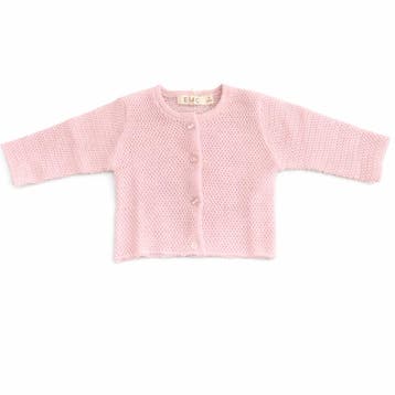 EMC baby meisjes vest roze gebreid - 74 (6-9 maanden), Ophalen of Verzenden, Nieuw