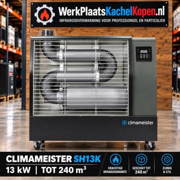 Climameister Infraroodheater Diesel Elektrisch Kachel, Verzenden, Nieuw