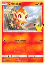 Chimchar 12/25 promo 25TH ANNIVERSARY MC DONALDS, Ophalen of Verzenden, Nieuw, Losse kaart, Foil