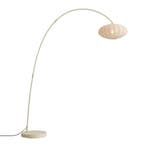 Japandi booglamp beige met kap - Bida, Verzenden, Nieuw, Japandi