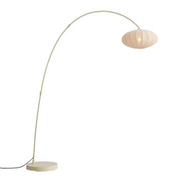 Japandi booglamp beige met kap - Bida, Verzenden, Nieuw, Japandi