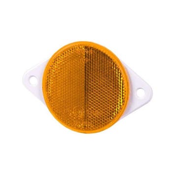 Reflector Rond 2 Bouten Ø79mm Oranje, Ophalen of Verzenden, Nieuw