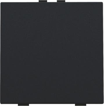 Niko Home Control Enkele Drukknop Zwart Staal - 161-51001, Verzenden, Nieuw, Overige typen