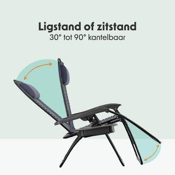 2dekans | LifeGoods Opvouwbare Tuinstoelen - 2 Stuks -, Ophalen of Verzenden, Zo goed als nieuw