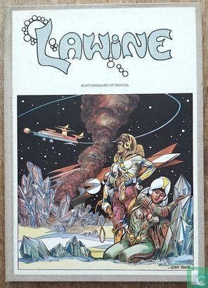 1e kontakt - Lawine  - 1981, Eén stripboek, Verzenden, Zo goed als nieuw, Berthet, Philippe, Degroide, Marc, Di Nunzio, Michel, Elsdorf, Géron, Jacques, Melis, Jean-Marie.