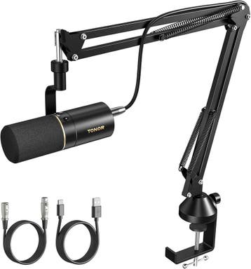 TONOR TD510+ Microfoon | USB/XLR | Retourdeal 34% Korting, Muziek en Instrumenten, Ophalen of Verzenden, Zo goed als nieuw, Zangmicrofoon
