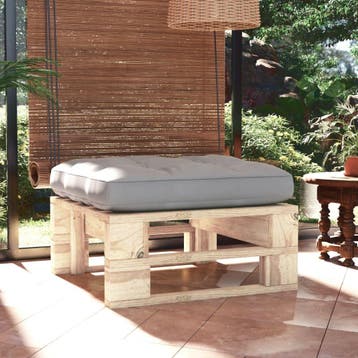 vidaXL Tuinhocker pallet geïmpregneerd grenenhout, Verzenden, Nieuw