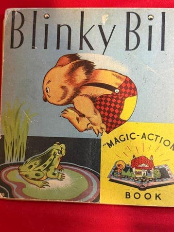 Dorothy Wall - Raro libro pop-up/animato vintage: Blinky