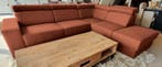 Loungebank Raalte - loungebanken - Cognac, Nieuw, 150 cm of meer, Stof, 200 tot 250 cm