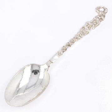 Nederland ca. 1801 - Gelegenheidslepel De Gerechtigheid, Antiek en Kunst