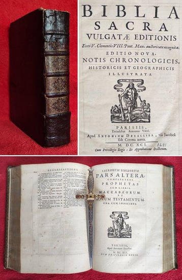 Biblia [Folio 28cm, 3kg] - Biblia Sacra Vulgatæ Editionis