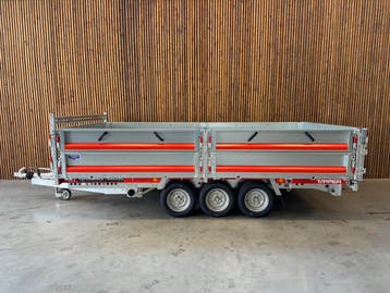 Brian James Tipper 400x200 3-as 12 inch 3500kg, Nieuw