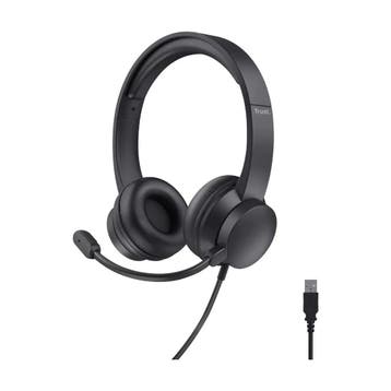 Trust Roha II USB headset koptelefoon met microfoon, Verzenden, Nieuw