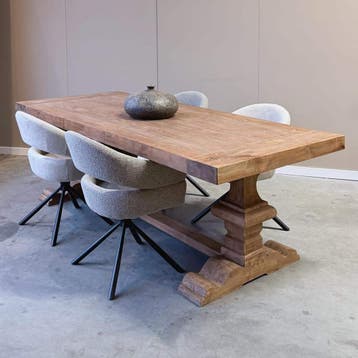 Dingklik kloostertafel -  300 cm, Ophalen of Verzenden, Nieuw